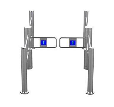 圓柱帶護欄擺閘 智能擺閘 刷卡圓柱擺閘 立柱擺閘通道閘